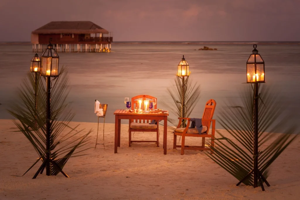 Plan around the sunset