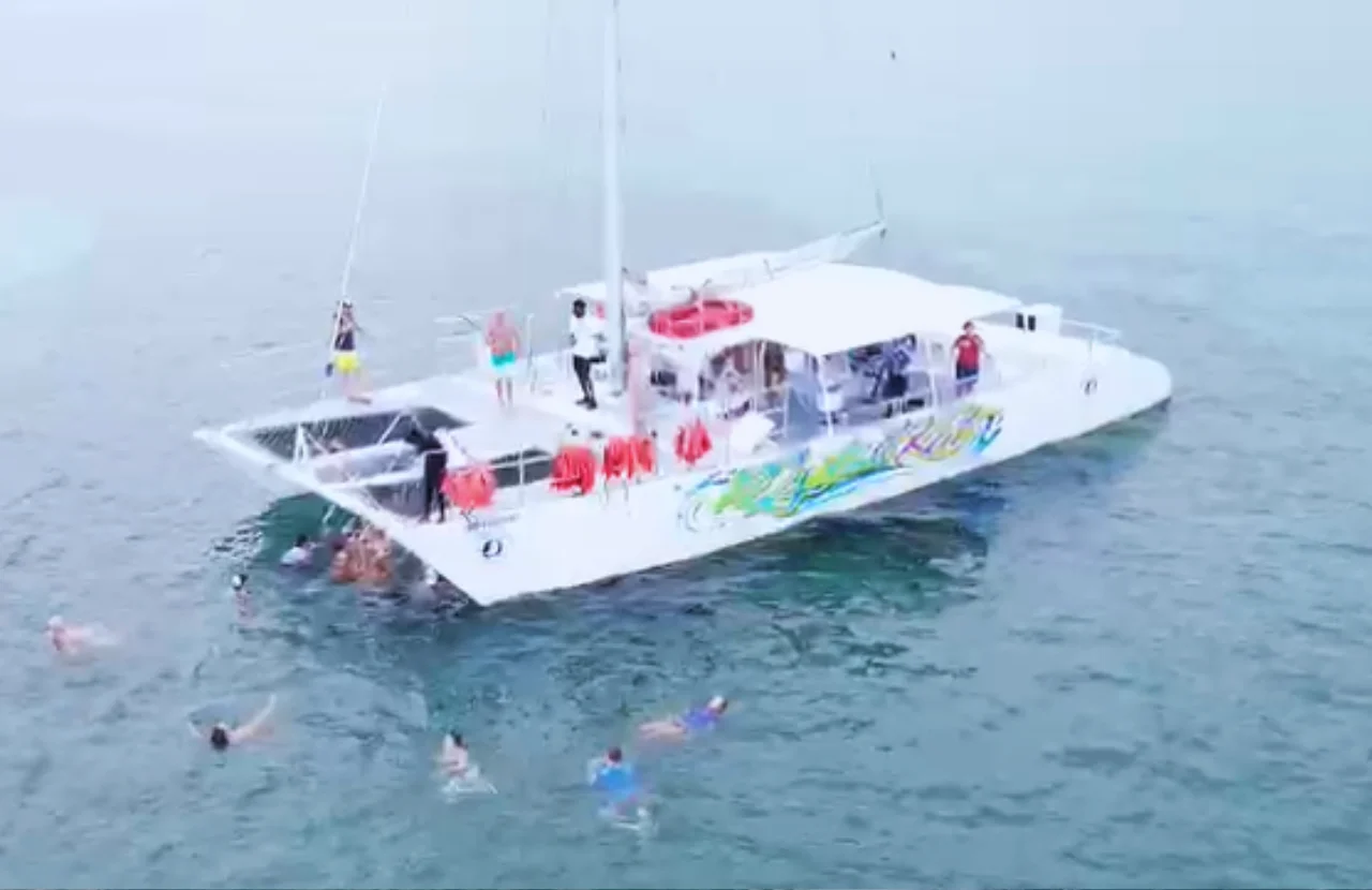 Sunset Cruise, Swim the Falmouth Luminous Lagoon Native Fire Dance & Limbo Show