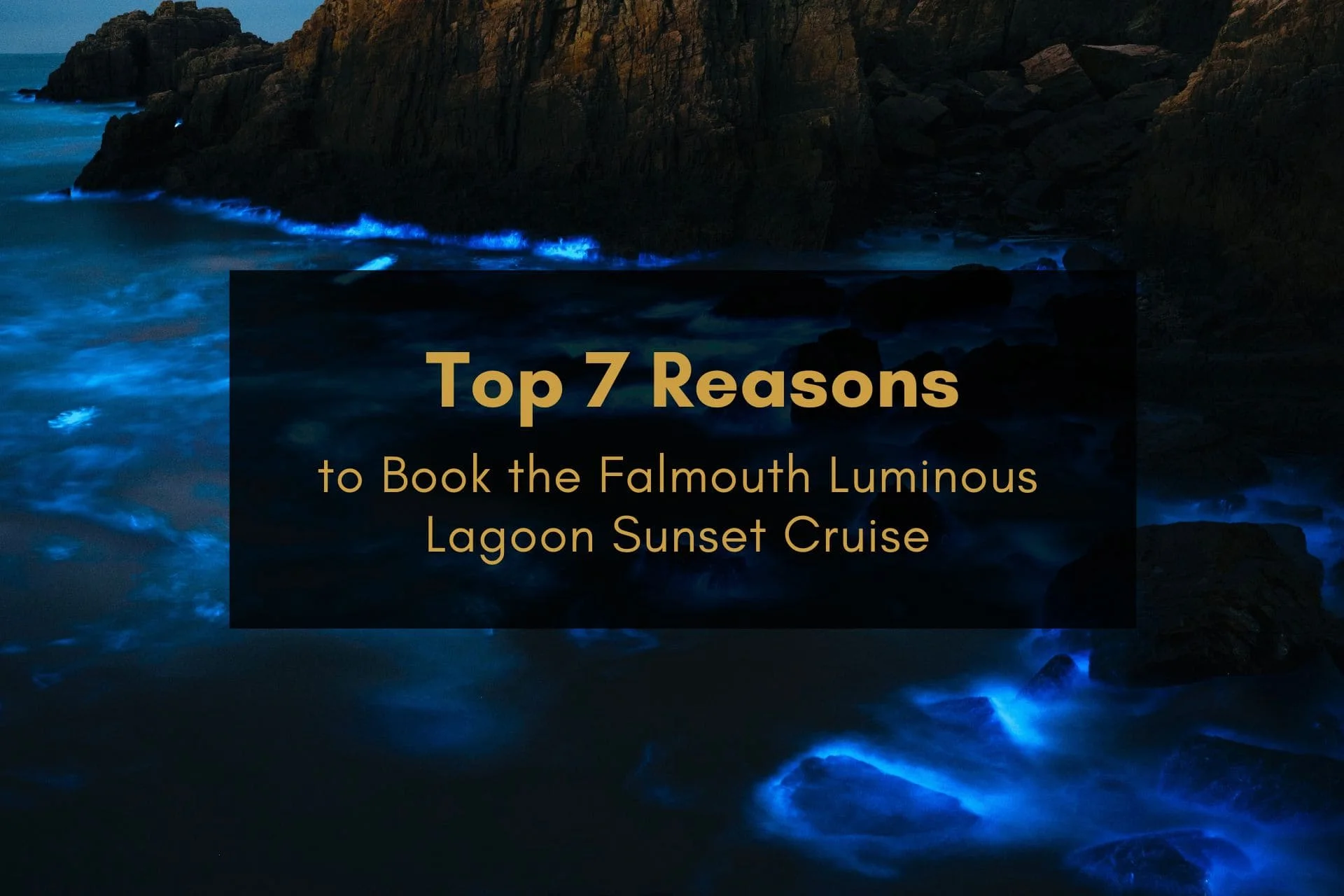 Top 7 Reasons to Book the Falmouth Luminous Lagoon Sunset Cruise